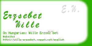 erzsebet wille business card